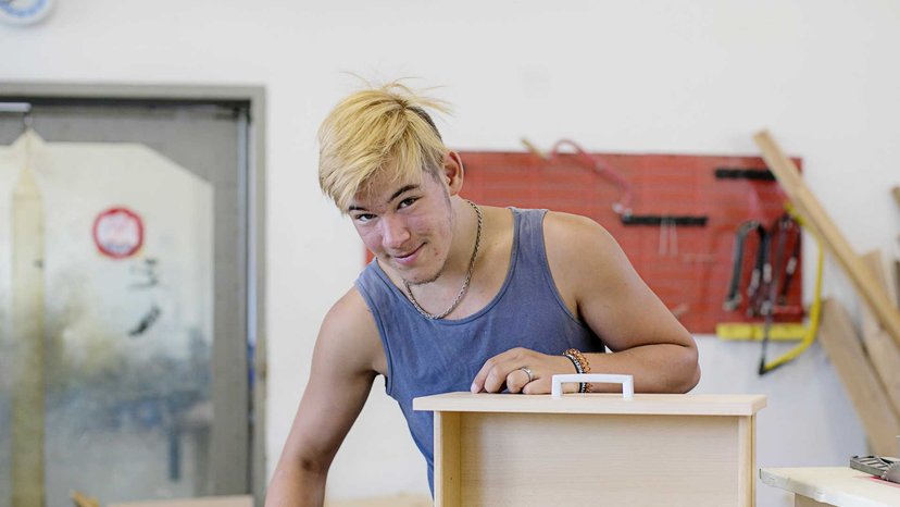 Unterstützung durch die Diagnose Arbeitsmarktfähigkeit DIA AM Jugendlicher findet über die Diagnose der Arbeitsmarktfähigkeit DIA AM heraus, welche Arbeit er leisten kann