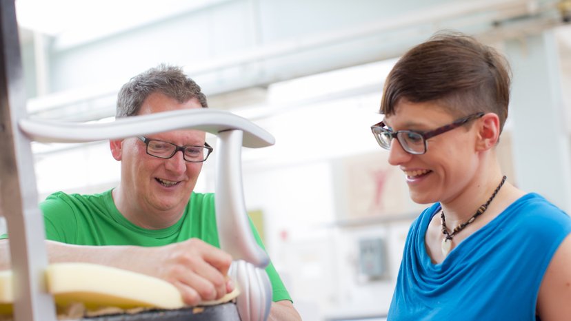 Unterstützte Beschäftigung (UB) bietet individuelle Unterstützung Teilnehmerin der Unterstützten Beschäftigung UB erfährt umfangreiche Betreuung