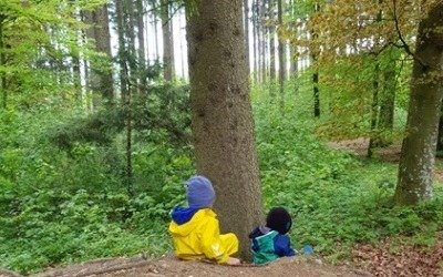 Im Wald gibt es für die Kleinen immer was zu entdecken